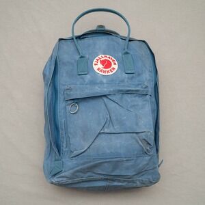 Fjallraven Kanken Classic Backpack Graphite Blue Handles 27173 17" Laptop